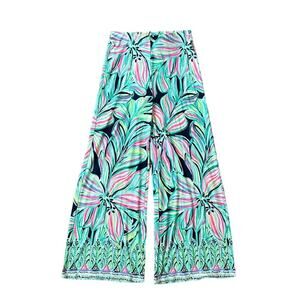 Lilly Pulitzer Weslee Flower Print Palazzo Pant